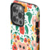Bouffants and Broken Hearts Geometric Flowers iPhone 15 Pro Impact Case